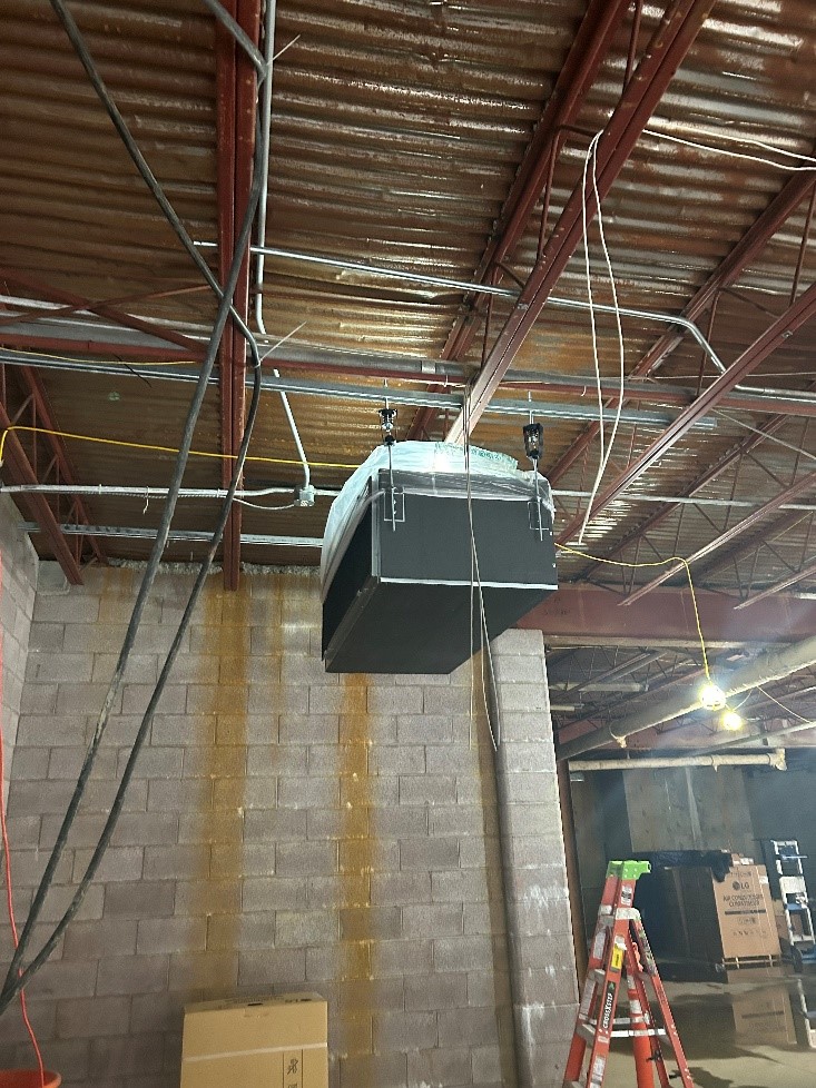 HVAC unit installation